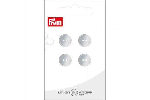 Runde Knöpfe - Durchmesser: 12 mm  Kn1095 Knoepfe Transparent Hemdenknöpfe Knöpfe - Transparent - 12 mm