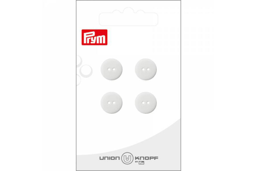 Runde Knöpfe - Durchmesser: 12 mm  Kn1096 Knoepfe Weiss 12 Mm Knöpfe Knöpfe - Weiß - 12 mm