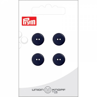 Runde Knöpfe - Durchmesser: 12 mm  Kn1111 Knöpfe Knöpfe - Marineblau - 12 mm