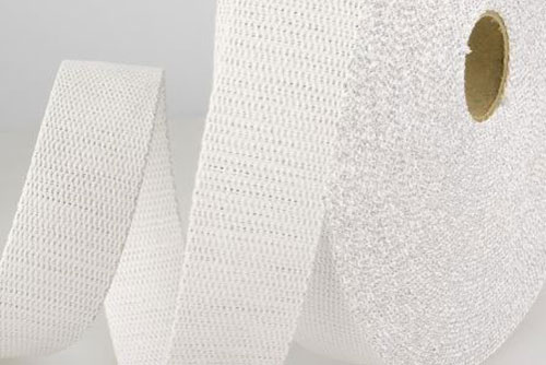 Stabiles Gurtband in Metallic-Optik Ku4007 Gurtband Metallic Weiss Gurtband Gurtband Metallic - 3 cm - Meterware - Weiß/SilberWeißes Gurtband mit Glitzer