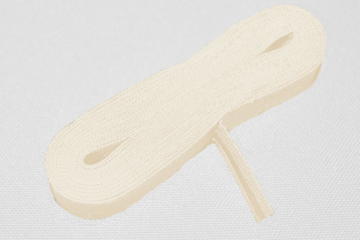 20 mm breites, vorgefalztes Schrägband aus Mischgewebe Ku4010020 Schraegband Creme(1) Einfassband Schrägband 20/40 mm breit - meterweise CremeVorgefalztes Einfassband in Creme