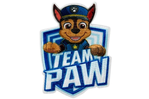 Witzige Stoffapplikation für Kinder - 4,8 x 6,5 cm Kua0151 Applikation Paw Patrol Blau Applikationen Applikation - Paw Patrol© CHASE Team