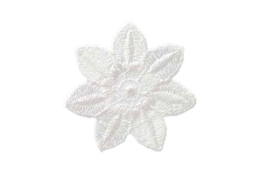 Tolle Stoffapplikation für Groß und Klein - 3,7 cm 



 Kua0164 Applikation Blume Weiss Applikationen Applikation - Blume, weiß