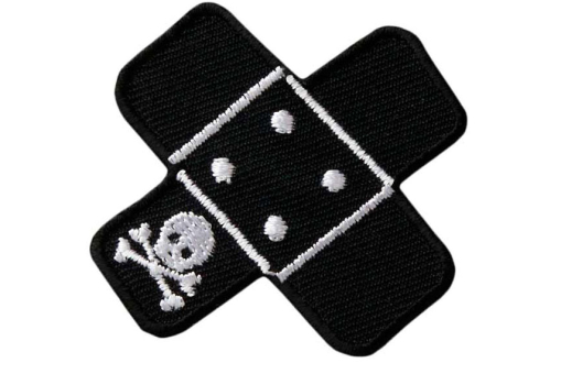 Coole Stoffapplikation für Kinder - 4,7 x 4,6 cm





 Kua0166 Applikation Totenkopf Pflaster(1) Applikationen Applikation - Pflaster, schwarz