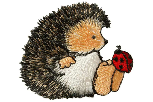 Süße Stoffapplikation für Kinder - 5,6 x 4,8 cm

 Kua0183 Applikation Igel Marienkaefer Applikationen Applikation - M.S. Design© Igel m. Marienkäfer