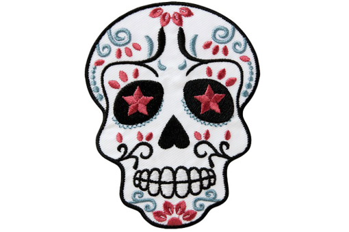 Stylische Stoffapplikation - 7,4 x 9,6 cm


 Kua0198 Applikation Totenkopf Weiss Applikationen Applikation - Totenkopf weiß