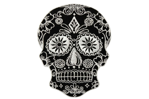 Stylische Stoffapplikation - 7,2 x 9,5 cm



 Kua0199 Applikation Totenkopf Schwarz Applikationen Applikation - Totenkopf schwarz