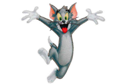 Tolle Applikation mit den Maßen 6 x 8 cm  Kua0267 Applikation Tom Applikationen Applikation - Tom & Jerry © - Tom