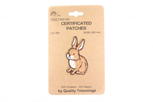 Applikation für Kinder - 30 x 52 mm Kua0279 Applikationen Applikation - Süßer Hase