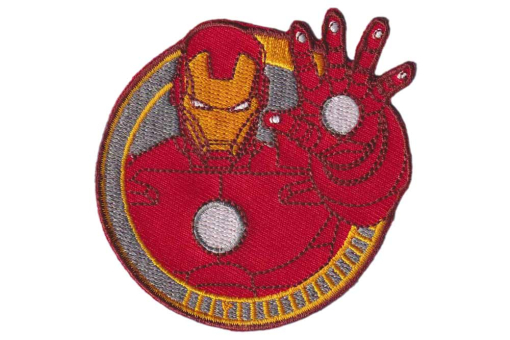 Applikation für alle Iron Man-Fans - Größe 65 mm x 69 mm  Kua0286 Applikation Ironman Applikationen Applikation - Avengers© Iron ManApplikation mit Ironman