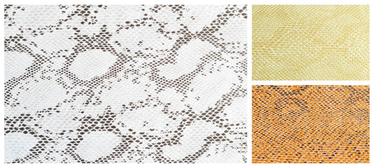 Strapazierfähiges, langlebiges Schlangenleder-Imitat für trendige Looks, die lange Freude machen! Kunstleder Python Lederimitat Schlangenleder Imitat - Premium