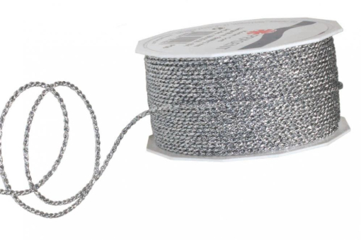 Loire2 631 Z1 Top-Seller Silberkordel 2 mm - 50 m Rolle