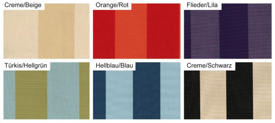 Mit breiten Streifen versehener Outdoor-Stoff, durch die Pymagard-Beschichtung perfekt für Markisen und vieles mehr Ma5009 Farbtafel S4 Mit  Z1 Sonderposten NEU Markisen- und Outdoor-Stoff Spain Sun Mix-Streifen