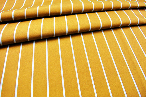 Wasserabweisender Markisenstoff mit sommerlichem Streifen-Design Ma5032 Markisenstoff Streifen Gelb Markisenstoffe Markisenstoff 160 cm - Spain Sun - Streifen GelbGestreifter Markisenstoff in Gelb
