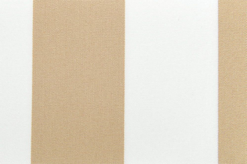 Markisenstoff Italy Sun 140cm Block Beige Z1 Reststücke reduziert Markisenstoff 140 cm - Italy Sun - Blockstreifen - Beige / Weiss - 1,0 Meter Beige / Weiss
