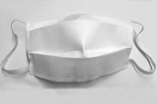 Wiederverwendbarer, kochfester Mund-Nasen-Schutz im 2er-Pack Mc1030 Mundschutz Vlies Sonderposten Sonstige Mund-Nasen-Maske - kochfest - 2 Stück - WeißKochfeste Mundschutz-Maske in Weiß