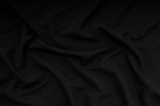 Microfaser Linda Schwarz S4 Bekleidungsstoffe Stücke Microfaser Linda - Schwarz - 1,0 Meter Schwarz
