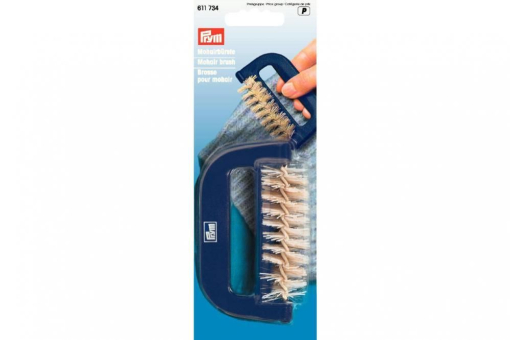 Mohair Buerste 611734 Z1 Sonstiges Mohair-Bürste Prym Pflaumenblau KST
