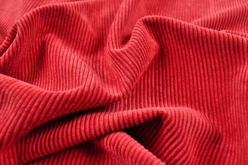Edler strapazierfähiger Möbelcord-Stoff in kräftigem Hellrot Ms5013 Moebelstoff Deluxe Cord Rot(1) Wohnwelt Doggy Möbel-Cordstoff deluxe - Doggy - Hellrot