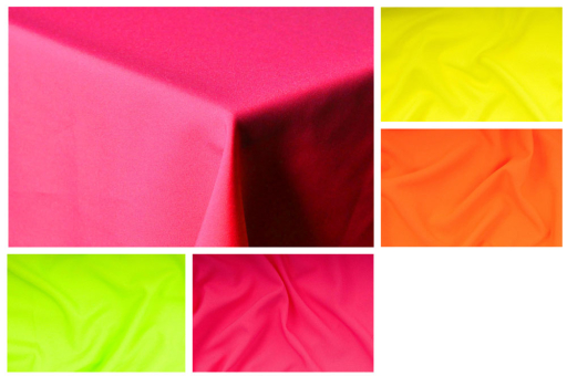 Mit diesem Stoff wird kein Tisch mehr übersehen - ideal ist die Ware für Tischdecken und dazu passende Hussen Neon Tischdeckenstoff 60003 S4y Ohne Uni Tischdecken Stoff - Neonfarben