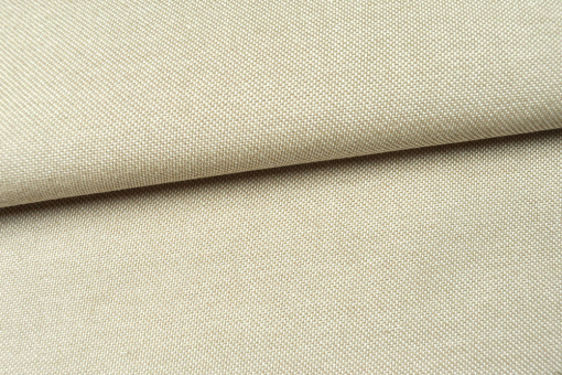 Teflonbeschichteter, lichtechter Jacquard in Beige mit tollem Melange-Effekt Om5089 Outdoor Jacquard Uni Beige Outdoor Outdoor-Jacquard Dralon® - Beige MelangeOutdoor-Dekostoff in Beige Melange