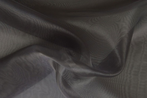 Organza Dunkelgrau Organza Stoff - Dunkelgrau - 3,0 Meter Dunkelgrau