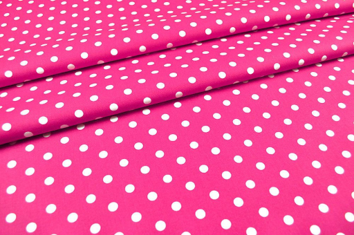 145 cm breiter Baumwollstoff mit Punktemuster, der im Zusammenspiel mit weiteren Mustern dieser Patchwork-Reihe toll zur Geltung kommt Pw1168 Patchworkstoff Punkte Gross Pink (1) Patchworkstoffe Meterware Patchwork-Stoff Léger - Big Dots - Pink/Weiß