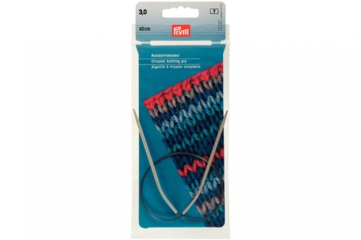 Rundstricknadeln Alu 211230 Z1 Rundstricknadeln Rundstricknadeln Prym 40 cm - 3,0 mm Grau ALU