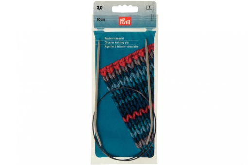 Rundstricknadeln Alu 211232 Z1 Rundstricknadeln Rundstricknadeln Prym 60 cm - 3,0 mm Grau ALU