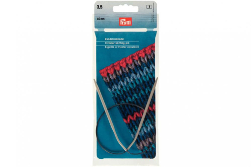 Rundstricknadeln Alu 211245 Z1 Stricknadeln Rundstricknadeln Prym 40 cm - 3,5 mm Grau ALU