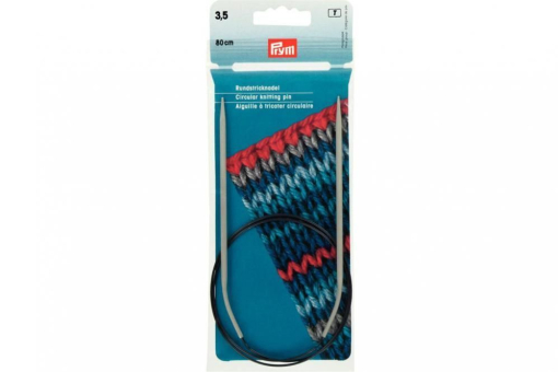 Rundstricknadeln Alu 211249 Z1 Nadeln Rundstricknadeln Prym 80 cm - 3,5 mm Grau ALU