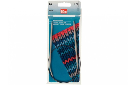 Rundstricknadeln Alu 211262 Z1 Rundstricknadeln Rundstricknadeln Prym 60 cm - 4,0 mm Grau ALU