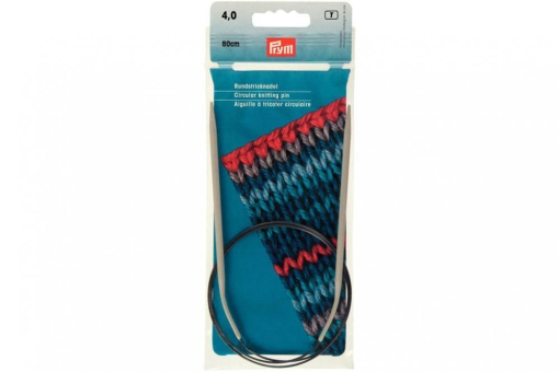 Rundstricknadeln Alu 211264 Z1 Rundstricknadeln Rundstricknadeln Prym 80 cm - 4,0 mm Grau ALU