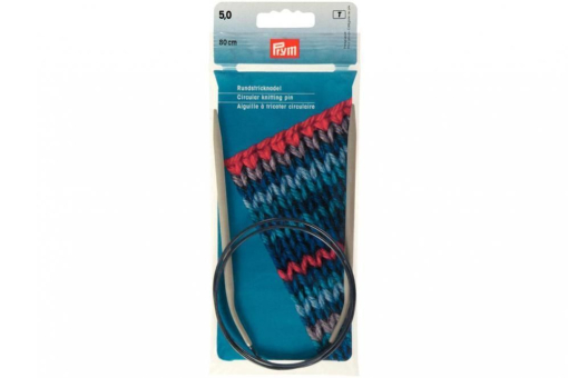 Rundstricknadeln Alu 211294 Z1 Rundstricknadeln Rundstricknadeln Prym 80 cm - 5,0 mm Grau ALU
