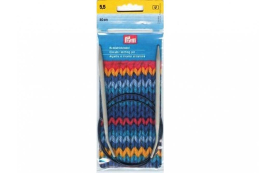 Rundstricknadeln Alu 211364 Z1 Nadeln Rundstricknadeln Prym 80 cm - 5,5 mm Grau ALU