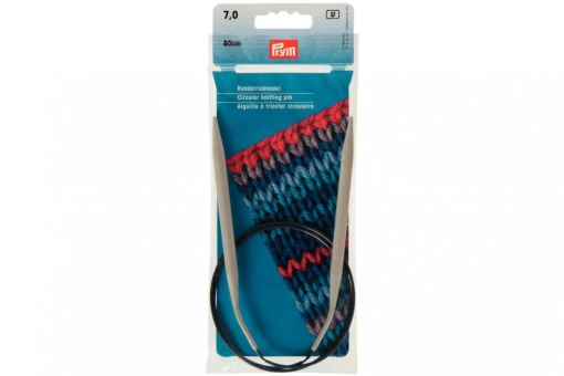 Rundstricknadeln Alu 211387 Z1 Rundstricknadeln Rundstricknadeln Prym 80 cm - 7,0 mm Grau ALU