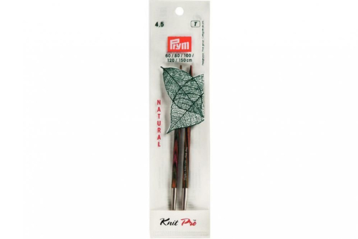 Rundstricknadelspitzen Natural Farbig Lang 223325 Z1 Nadeln Rundstricknadelspitzen Prym 12,8 cm - 4,5 mm Farbig lang Natural