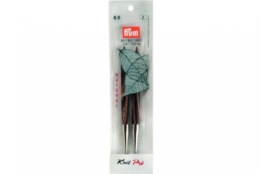 Rundstricknadelspitzen Natural Farbig Lang 223331 Z1 Rundstricknadeln Rundstricknadelspitzen Prym 12,8 cm - 8,0 mm Farbig lang Natural