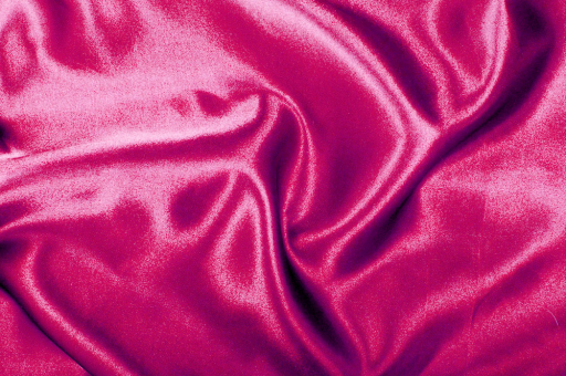 Satin Pink  Satin - schwer entflammbar - Pink - 1,0 Meter Pink