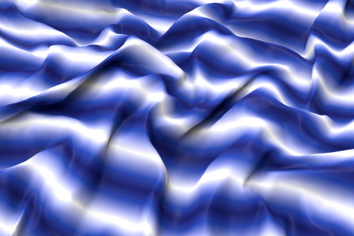 Geschmeidiger und glänzender Satin, bedruckt mit farbenfohem Querstreifen-Motiv Satin Streifenverlauf Blau S4y Gemustert Satin - Gradient-Streifen BlauFarbtafel für den Satin Gradient-Streifen mit 6 Varianten