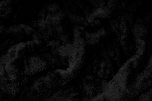Super flauschig und ideal für Halloween - schwarzes Kunstfell in Top-Qualität! Schwarz Flauschfell2 S4 1000 Z1(1) Flausch-Fell - Halloween - Schwarz