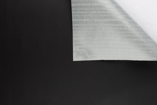 Schwarzes Kunstleder mit klebender Rückseite - super praktisch! Selbstklebendes Kunstleder Schwarz Standard - Kunstleder Kunstleder selbstklebend - 145 cmSelbstklebendes Kunstleder in Schwarz