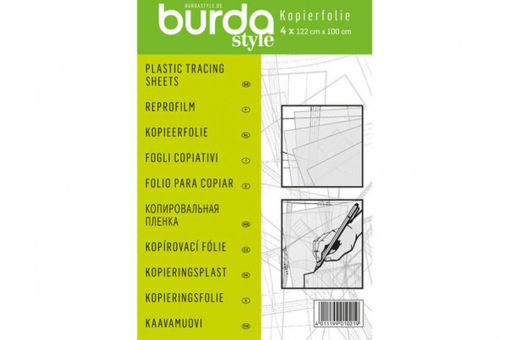 Smz1002 1021 Kopierfolie 1000  Z1 Schnittmuster Zubehör Kopierfolie - Packung mit 4 Blatt à 122 x 100 cm