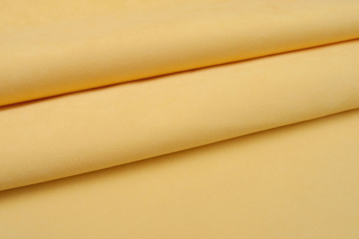 Weicher Möbelstoff mit Velours-Oberfläche Sp109029 Velours  Gelb Stm Möbelstoff - Velours - Gelb - 1,0 Meter