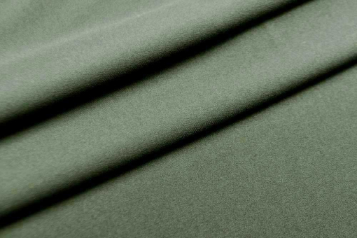Leicht elastischer Stoff aus luftig-leichtem Materialmix Sp145016 Bekleidungsstoff Gruen S4 Sonderposten Bekleidungsstoffe Bekleidungsstoff Viskose-Touch - Military GreenGrüner Bekleidungsstoff