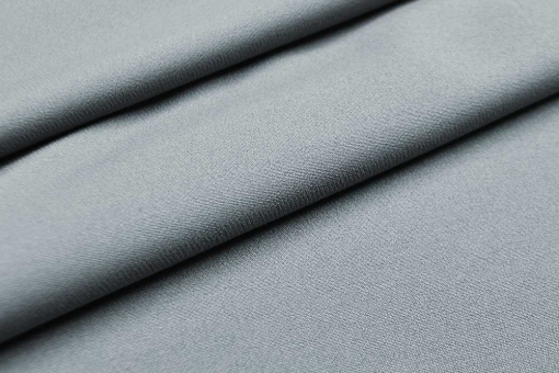 Hochwertiger, einfarbiger Stoff aus Polyester und Elasthan Sp145043 Bekleidungsstoff Grau S4 Elastikstoffe Bekleidungsstoff Stretch - Grau