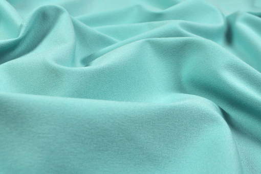 Leicht elastischer Stoff aus schönem Materialmix Sp148042 Viskose Touch Mint Blusenstoffe Bekleidungsstoff Viskose-Touch - Mint