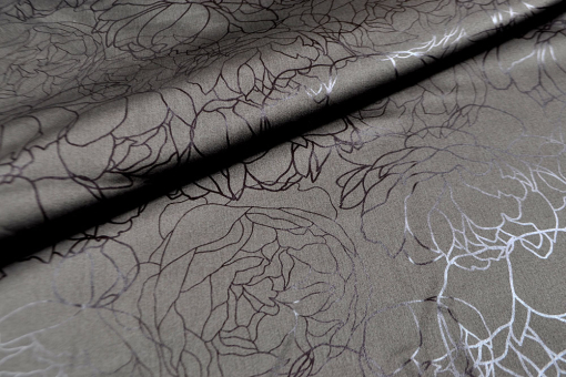 Schöner Stoff mit hohem Baumwollanteil für Hosen und mehr Sp148160 Blueten Frank Walder Hosenstoff Stretch - Fine Shine Flowers