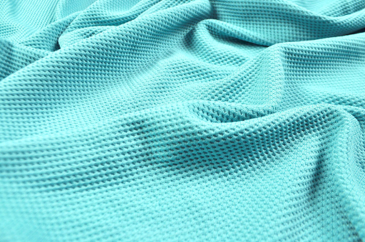 Hübscher, elastischer Pique-Stoff aus einem Restbestand der Damenkonfektion - super Qualität zum TOP-Preis!  Sp148168 Pique Stretch Mint Uni Bekleidungsstoffe Piqué Stretch - Mint