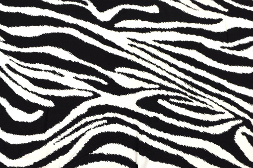 Geschmeidig fallender, luftiger Stoff zum Spitzenpreis Sp148236 Blusenstoff Zebra Viskosestoff - Zebra - 1,0 Meter